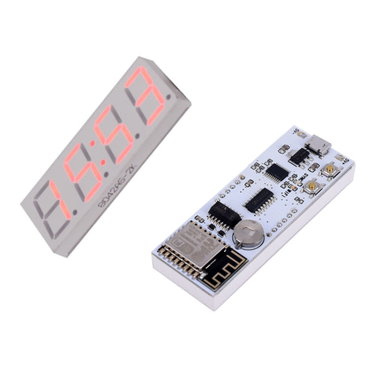 0.8 Inch Electronic Clock Movement Module WIFI Digital Tube Digital Time Display(Blue) - Clocks & Car Meters by PMC TechLife | Online Shopping South Africa | PMC TechLife | Buy Now Pay Later Mobicred