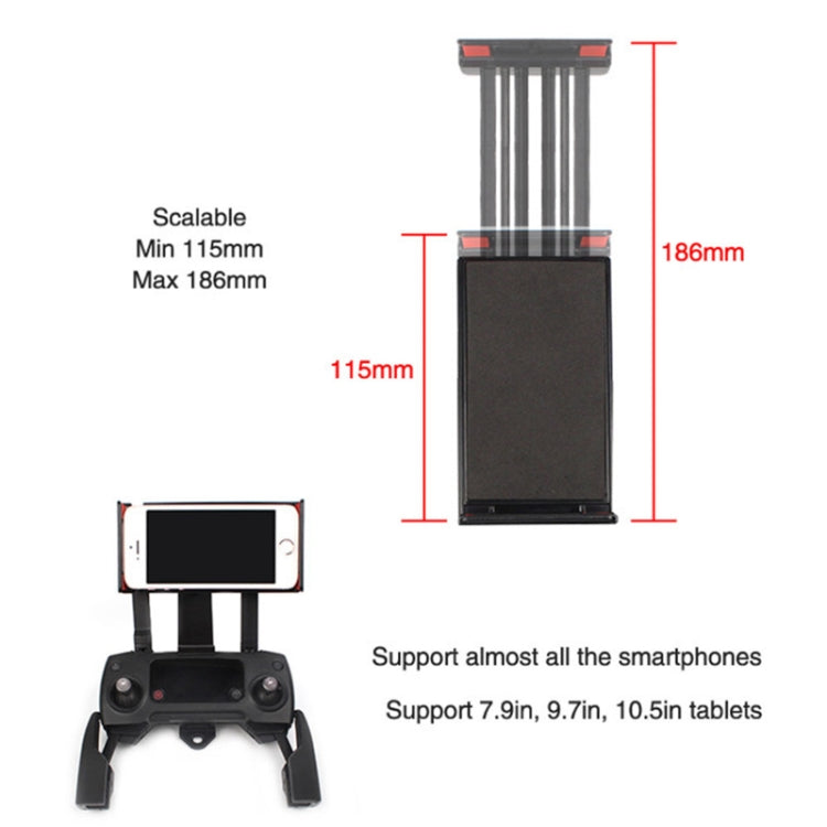 For DJI Spark Mavic Air Remote Controller Phone Tablet Holder Mount - Holder Series by PMC Jewellery | Online Shopping South Africa | PMC Jewellery