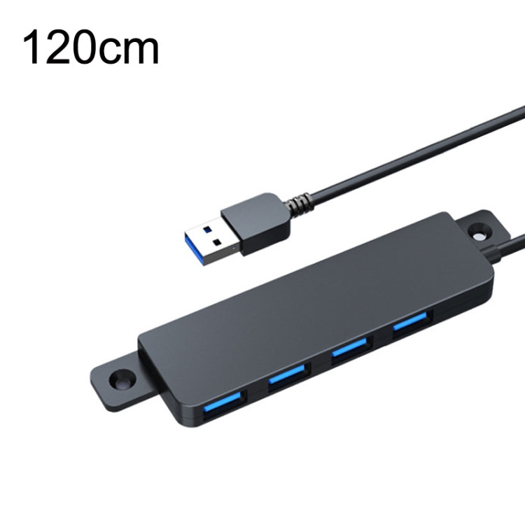 HS080-R USB3.0 120cm 4 Ports Collection High Speed HUB Extensors - USB 3.0 HUB by PMC Jewellery | Online Shopping South Africa | PMC Jewellery | Buy Now Pay Later Mobicred