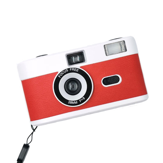 R2-FILM Retro Manual Reusable Film Camera for Children without Film(White+Red) - Children Cameras by PMC Jewellery | Online Shopping South Africa | PMC Jewellery | Buy Now Pay Later Mobicred