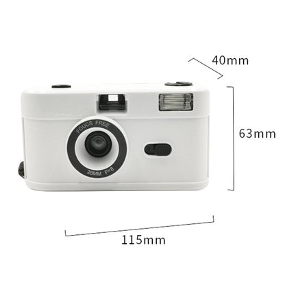 R2-FILM Retro Manual Reusable Film Camera for Children without Film(Black+White) - Children Cameras by PMC Jewellery | Online Shopping South Africa | PMC Jewellery | Buy Now Pay Later Mobicred