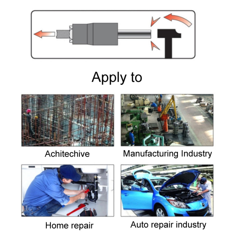 Car Tire Damaged Nut Non-slip Removal Socket Wrench Set - Tire Repair & Installation Tools by PMC TechLife | Online Shopping South Africa | PMC TechLife