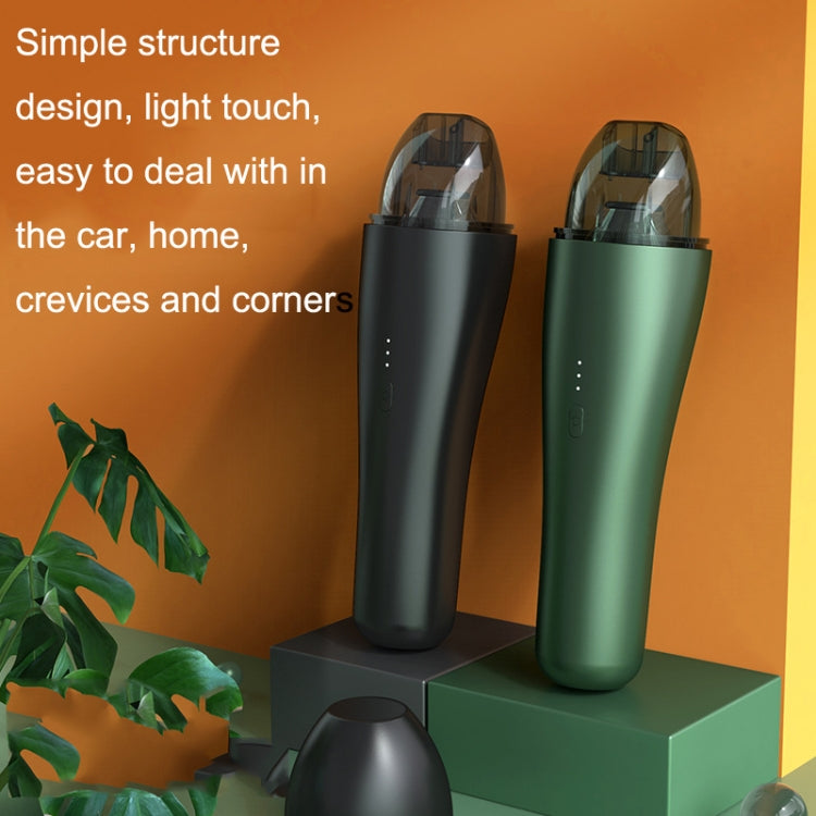 P02 Vehicles / Household High Power Large Suction Portable Wireless Handheld Vacuum Cleaner(Dark Night Green) - Vacuum Cleaner by PMC Jewellery | Online Shopping South Africa | PMC Jewellery | Buy Now Pay Later Mobicred