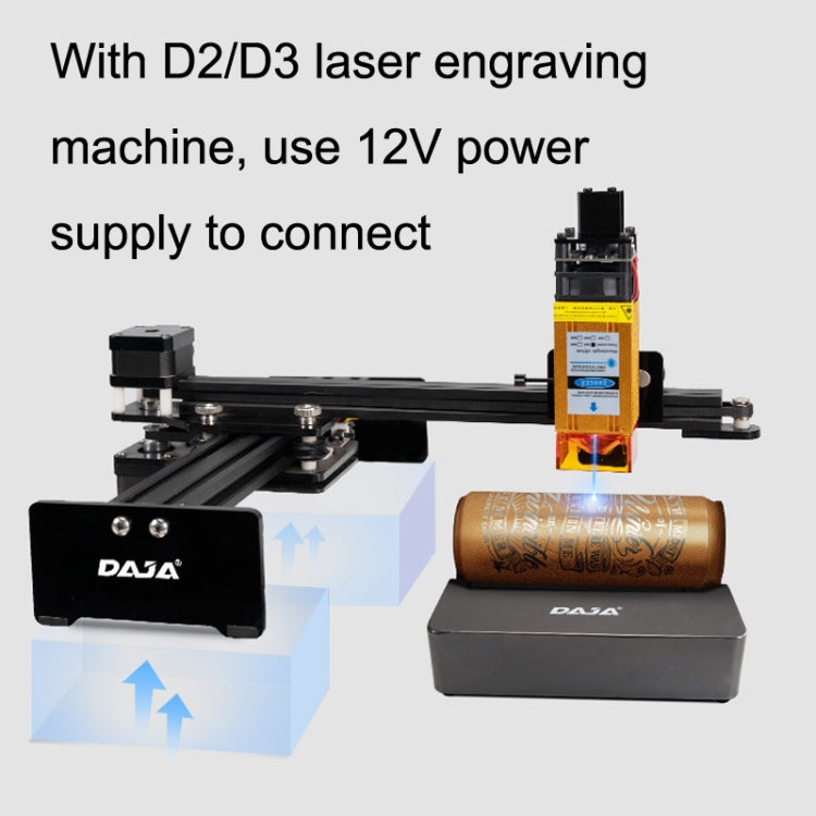 DAJA R3 For D2 / D3 / X1 / M1 Laser Carving Machine Rotation Shaft(Black) - free shipping - PMC Jewellery - Order now!