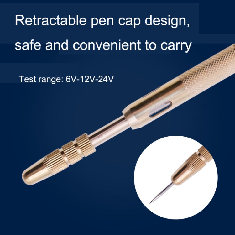 2pcs 6-24V Car Circuit Test Pen LED Multi-function Test Through Line Detection Test Light Test Pen, Style: Spring Model - Electronic Test by PMC Jewellery | Online Shopping South Africa | PMC Jewellery | Buy Now Pay Later Mobicred