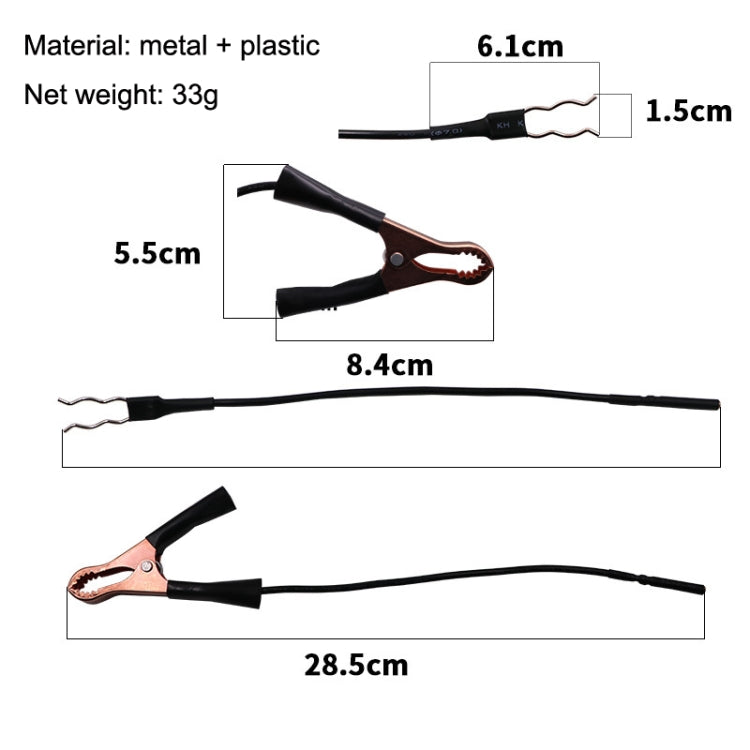 Pure Copper Battery Holder Car Leakage Detection Tool Measuring Leakage(Black) - Electronic Test by PMC TechLife | Online Shopping South Africa | PMC TechLife | Buy Now Pay Later Mobicred