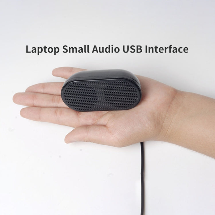 5002 USB Sound Card Computer Small Speakers Mini Desktop Audio(Black) -  by PMC Jewellery | Online Shopping South Africa | PMC Jewellery | Buy Now Pay Later Mobicred