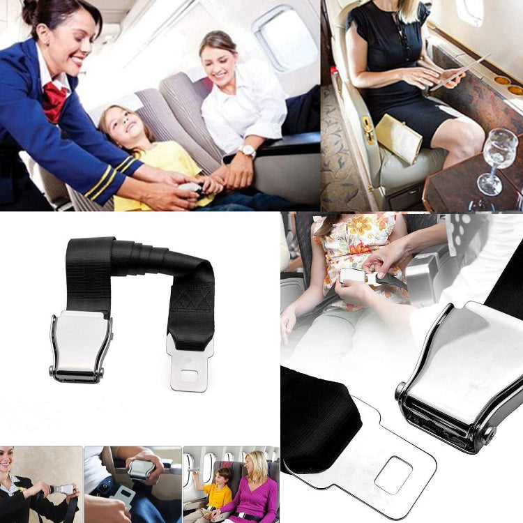 Two Point Aircraft Buckle Adjustable Seat Belt Extended Band(Gray) - free shipping - PMC TechLife - Order now!