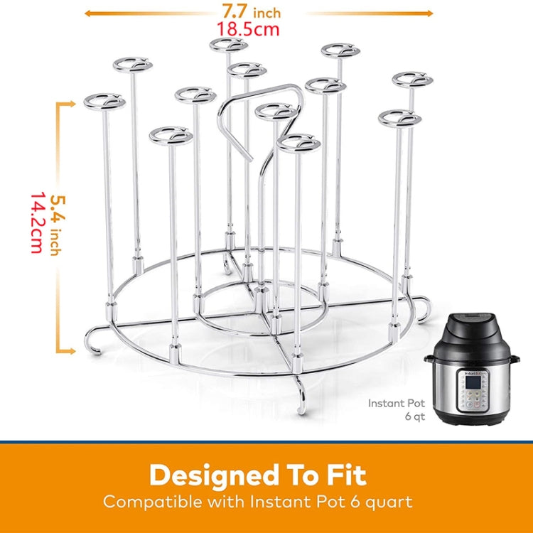 6QT Skewer Stand Grill Dehydrator Rack Air Fryer Accessories - Kitchen Machine Accessories & Parts by PMC Jewellery | Online Shopping South Africa | PMC Jewellery