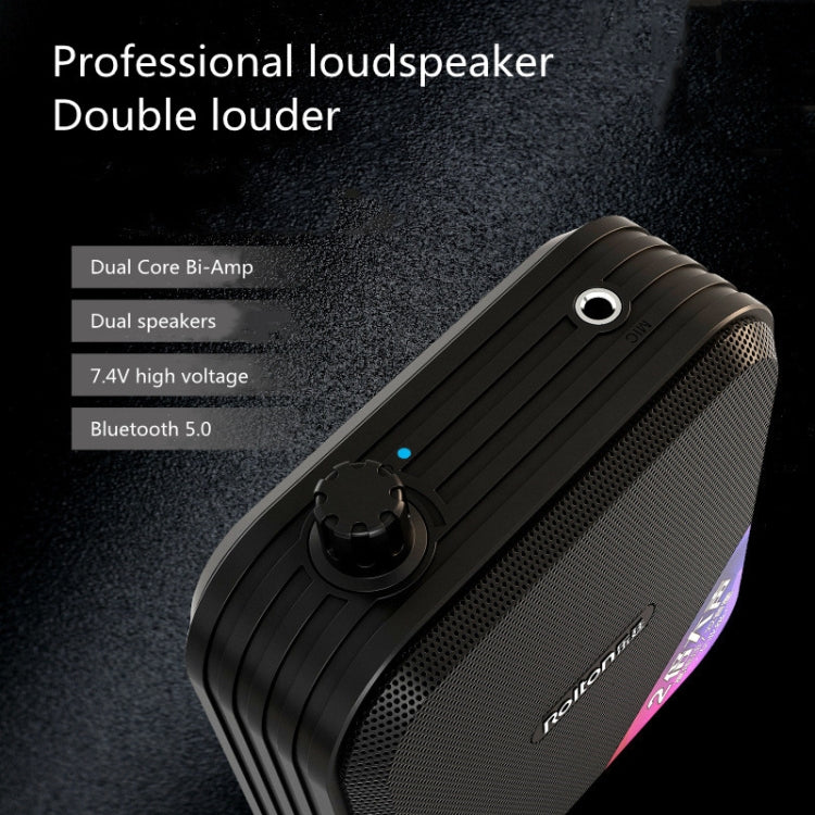 Rolton K600 7.4V Bluetooth Audio Speaker Megaphone Voice Amplifier Without Transmitter(White) - Microphone by Rolton | Online Shopping South Africa | PMC TechLife | Buy Now Pay Later Mobicred