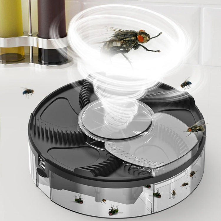 S008 Automatic Fly Killer Silent USB Household Fly Trap, Spec: Charging Type (White) - Repellents by PMC Jewellery | Online Shopping South Africa | PMC Jewellery | Buy Now Pay Later Mobicred