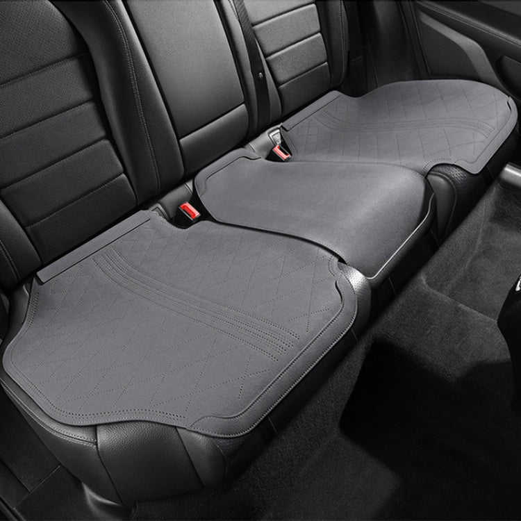 Flip-fur Car Cushion Breathable Ventilation Cushion for Four Seasons, Style: Long Rear Cushion(Gray) - Seat Accessories by PMC Jewellery | Online Shopping South Africa | PMC Jewellery | Buy Now Pay Later Mobicred