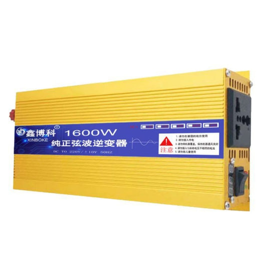 XINBOKE High Power Household Car Sine Wave Inverter 12V 1600W To 220V 800W(Single Display) - Pure Sine Wave by PMC Jewellery | Online Shopping South Africa | PMC Jewellery | Buy Now Pay Later Mobicred