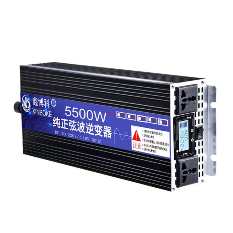 XINBOKE High Power Household Car Sine Wave Inverter 24V 5500W To 220V 2500W(LCD Display) - Pure Sine Wave by PMC Jewellery | Online Shopping South Africa | PMC Jewellery | Buy Now Pay Later Mobicred