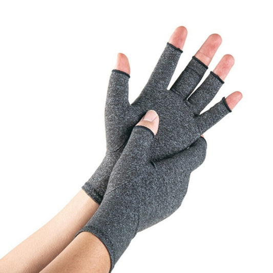 Outdoor Half Finger Joint Care Compression Cycling Gloves, Size: M(Gray) - Cycling Gloves by PMC Jewellery | Online Shopping South Africa | PMC Jewellery | Buy Now Pay Later Mobicred