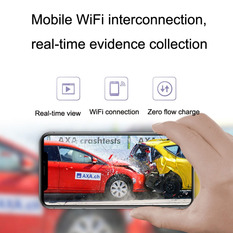 M9 Hidden Driving Recorder WiFi Phone Connecting Car Parking Monitoring 1080P HD Recorder(Without Button+USB Short Line) - Car DVRs by PMC Jewellery | Online Shopping South Africa | PMC Jewellery | Buy Now Pay Later Mobicred