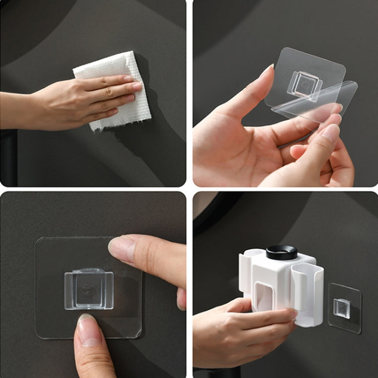 Electric Toothbrush Holder Automatic Toothpaste Squeezer Bathroom Wall Mounted Toothpaste Holder(Gray) - Toothpaste Squeezing Device by PMC TechLife | Online Shopping South Africa | PMC TechLife