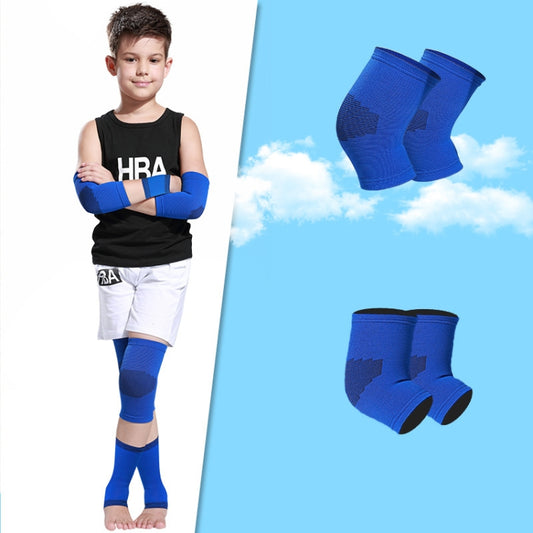 N1033 Child Football Equipment Basketball Sports Protectors, Color: Blue 4 In 1(S) - Sports Safety by PMC Jewellery | Online Shopping South Africa | PMC Jewellery | Buy Now Pay Later Mobicred