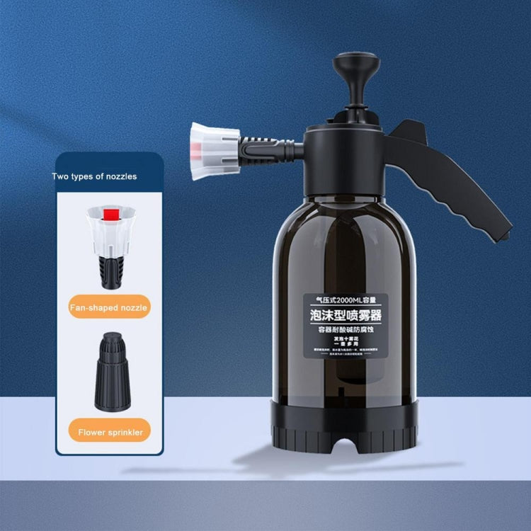 2L Foam Sprayer Pressure Spray Bottle for Car Washing Plants Watering Fertilizing(Black) - Car washing supplies by PMC Jewellery | Online Shopping South Africa | PMC Jewellery | Buy Now Pay Later Mobicred