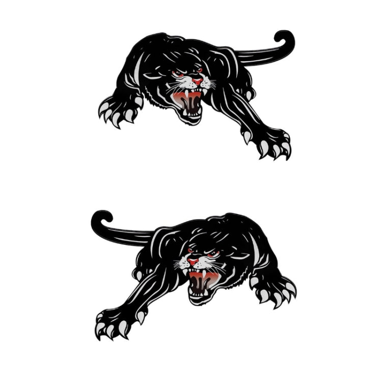 2pcs Colorful Black Panther Car Hood Door Reflective Sticker(Head Towards The Right) - Decorative Sticker by PMC Jewellery | Online Shopping South Africa | PMC Jewellery | Buy Now Pay Later Mobicred