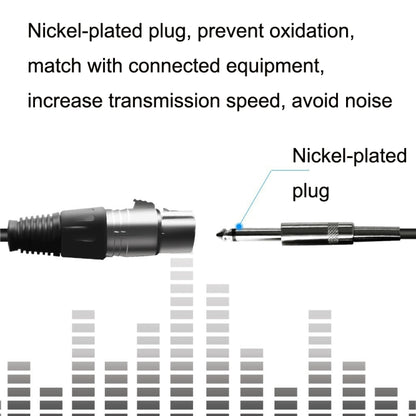 6.35mm Caron Female To XLR 2pin Balance Microphone Audio Cable Mixer Line, Size: 20m - Microphone Audio Cable & Connector by PMC Jewellery | Online Shopping South Africa | PMC Jewellery | Buy Now Pay Later Mobicred