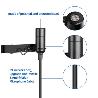 Q6 1 Drag 1 Wireless Lavalier USB Computer Recording Microphone Live Phone SLR Lavalier Microphone - Microphone by PMC Jewellery | Online Shopping South Africa | PMC Jewellery | Buy Now Pay Later Mobicred