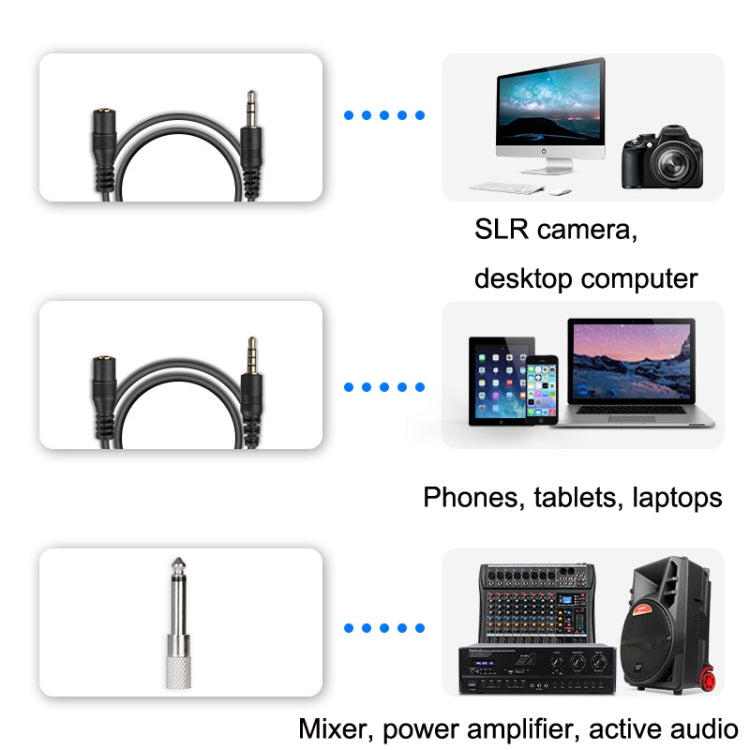 Q6 1 Drag 2 Wireless Lavalier Head Wear USB Computer Recording Microphone Live Phone SLR Lavalier Microphone - Microphone by PMC TechLife | Online Shopping South Africa | PMC TechLife | Buy Now Pay Later Mobicred