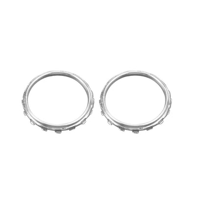 For Xbox One Elite 1pair 3D Replacement Ring Handle Accessories, Color: Silver Plating - XBOX Spare Parts by PMC Jewellery | Online Shopping South Africa | PMC Jewellery