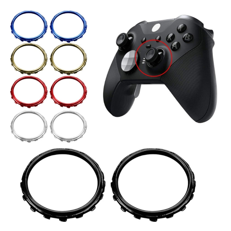 For Xbox One Elite 1pair 3D Replacement Ring Handle Accessories, Color: Blue Plating - XBOX Spare Parts by PMC Jewellery | Online Shopping South Africa | PMC Jewellery