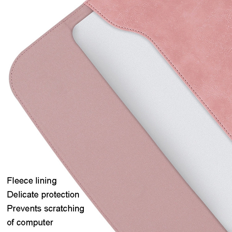 A20 Laptop Bag Magnetic Suction Slim Tablet Case Inner Bag, Size: 15.4/16 inch(Pink) - 15 inch by PMC Jewellery | Online Shopping South Africa | PMC Jewellery | Buy Now Pay Later Mobicred