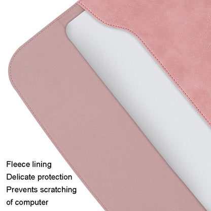 A20 Laptop Bag Magnetic Suction Slim Tablet Case Inner Bag, Size: 15.4/16 inch(Pink) - 15 inch by PMC Jewellery | Online Shopping South Africa | PMC Jewellery | Buy Now Pay Later Mobicred