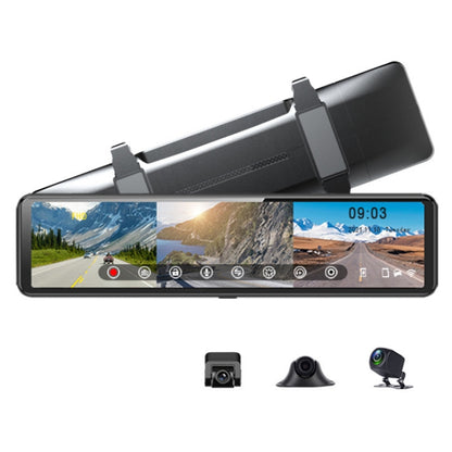 S33 2.5K Smart Screen Triple Recording 1080P Streaming Media Driving Recorder - Car DVRs by PMC Jewellery | Online Shopping South Africa | PMC Jewellery | Buy Now Pay Later Mobicred