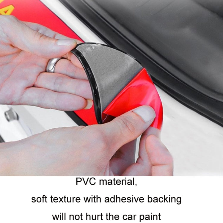 Car Trunk Anti-collision Strip Threshold Decoration Protection Sticker(Rhombus Red) - Anti Collision Sticker by PMC Jewellery | Online Shopping South Africa | PMC Jewellery | Buy Now Pay Later Mobicred