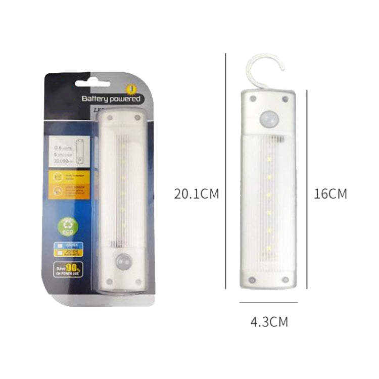 HWX-001 LED Smart Sensing Light Corridor Wireless Night Lamp(White) - Sensor LED Lights by PMC TechLife | Online Shopping South Africa | PMC TechLife | Buy Now Pay Later Mobicred