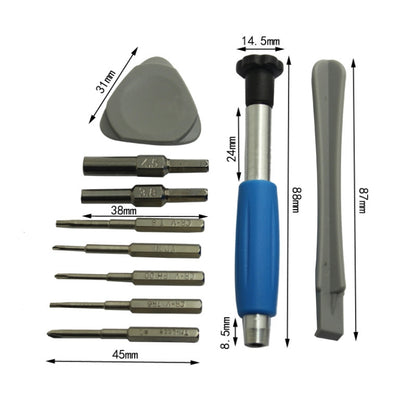 For Nintendo Switch PSP/GBA/DS/3DS 10 In 1 Repair Tool Kit Screwdriver Set - Tools by PMC Jewellery | Online Shopping South Africa | PMC Jewellery