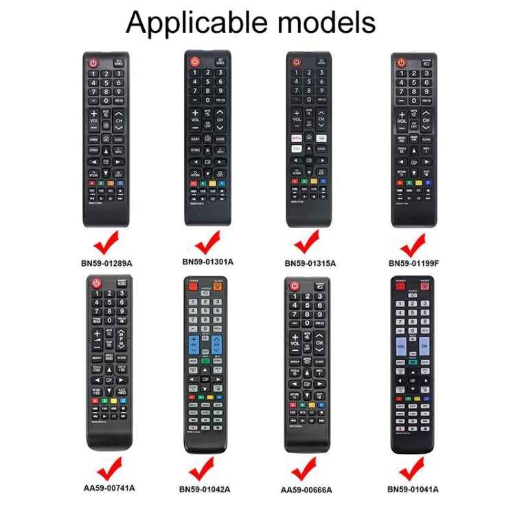 For Samsung BN59-01303A/01199F 2pcs Remote Control Case(Blue) - Remote Control Covers by PMC TechLife | Online Shopping South Africa | PMC TechLife