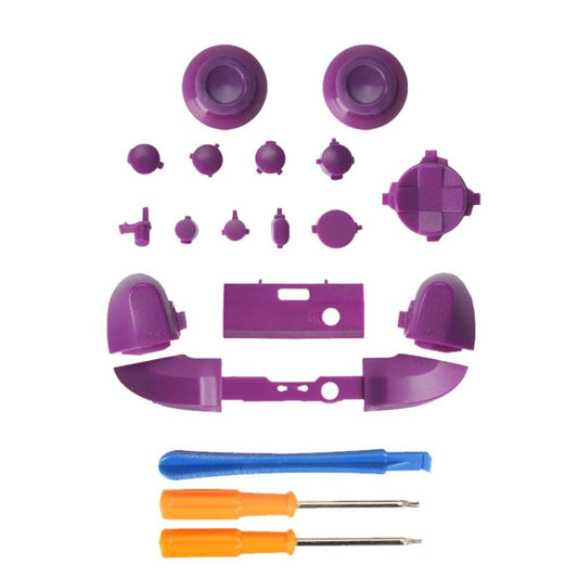 For Xbox Series X Controller Thumbstick LB RB Bumpers Trigger Buttons With Screwdriver Accessories(Purple) - XBOX Spare Parts by PMC Jewellery | Online Shopping South Africa | PMC Jewellery