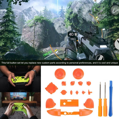 For Xbox Series X Controller Thumbstick LB RB Bumpers Trigger Buttons With Screwdriver Accessories(Orange) - XBOX Spare Parts by PMC Jewellery | Online Shopping South Africa | PMC Jewellery