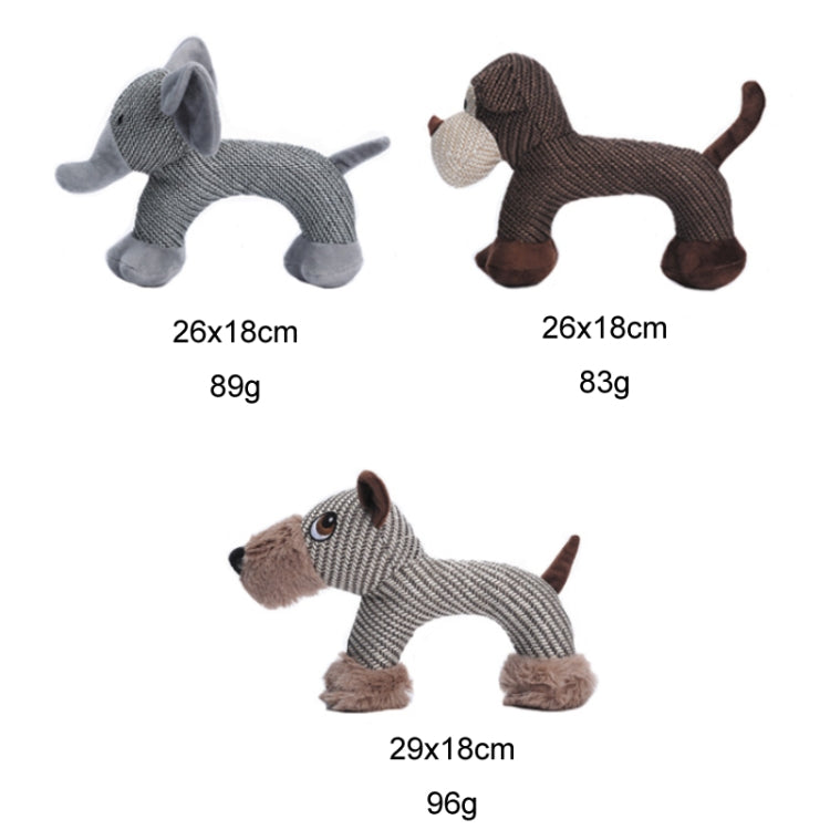 Dog Linen Chewing Teething Sounding Pet Toy(Monkey) - Stuffed Toys & Cottony by PMC Jewellery | Online Shopping South Africa | PMC Jewellery