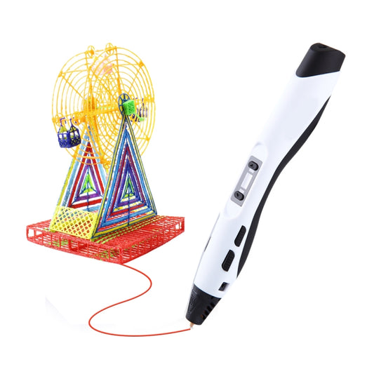 SL-300A  3D Printing Pen 8 Speed Control High and Low Temperature Version Support PLA/ABS/PCL Filament(White) - 3D Printer by PMC Jewellery | Online Shopping South Africa | PMC Jewellery | Buy Now Pay Later Mobicred