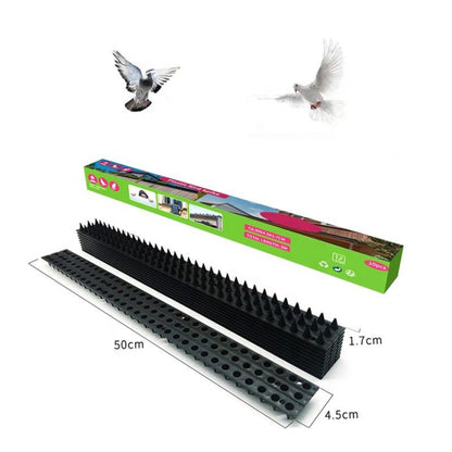 10pcs SK419 Power Equipment Line Anti-bird Thorn Roof Eaves Drive Bird Fence Anti-theft Electric Bird Thorn(Black) - Outdoor Insect Repellent by PMC Jewellery | Online Shopping South Africa | PMC Jewellery | Buy Now Pay Later Mobicred