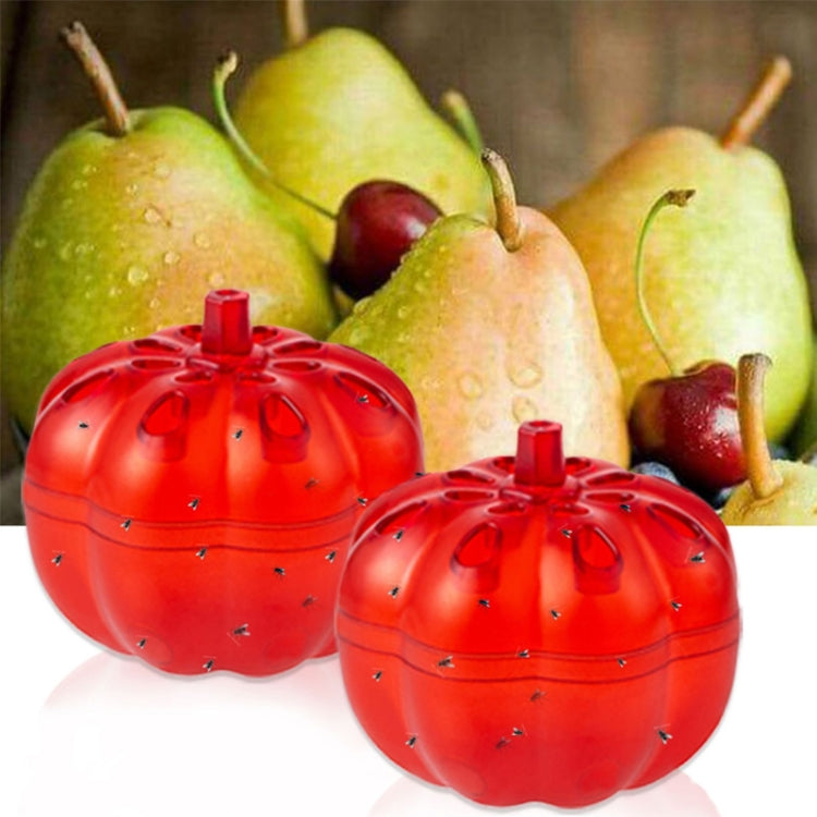 SK116 2pcs Small Pumpkin Fruit Fly Traps Fruit Flying Worm Catcher(Red) - Traps by PMC TechLife | Online Shopping South Africa | PMC TechLife | Buy Now Pay Later Mobicred