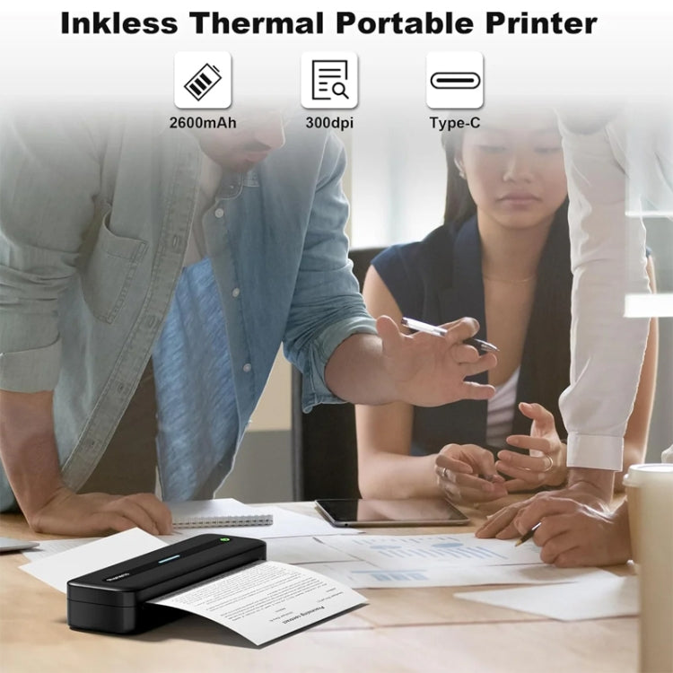 Phomemo M832 300dpi Wireless Thermal Portable Printer, Size: Letter Version(White) - Printer by Phomemo | Online Shopping South Africa | PMC Jewellery | Buy Now Pay Later Mobicred