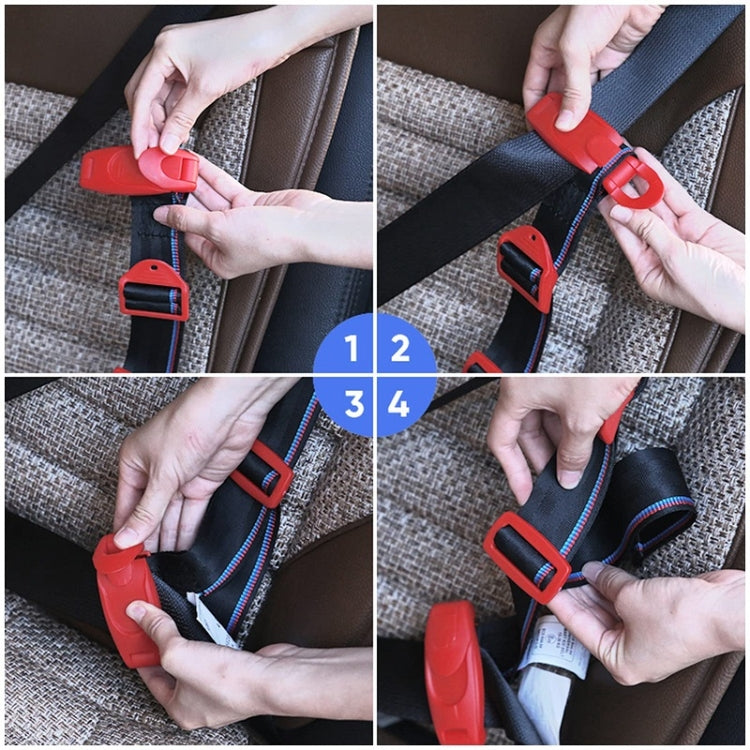 Car Child Seat Safety Belt Adjustment Anti-collision Limit Fixer(Red) - Seat Accessories by PMC Jewellery | Online Shopping South Africa | PMC Jewellery | Buy Now Pay Later Mobicred