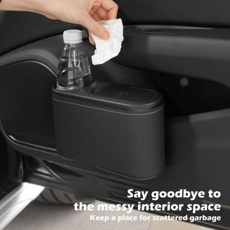 Car Seat Water Cup Holder Umbrella Storage Box Trash Can, Color: Black Leather - Stowing Tidying by PMC Jewellery | Online Shopping South Africa | PMC Jewellery | Buy Now Pay Later Mobicred