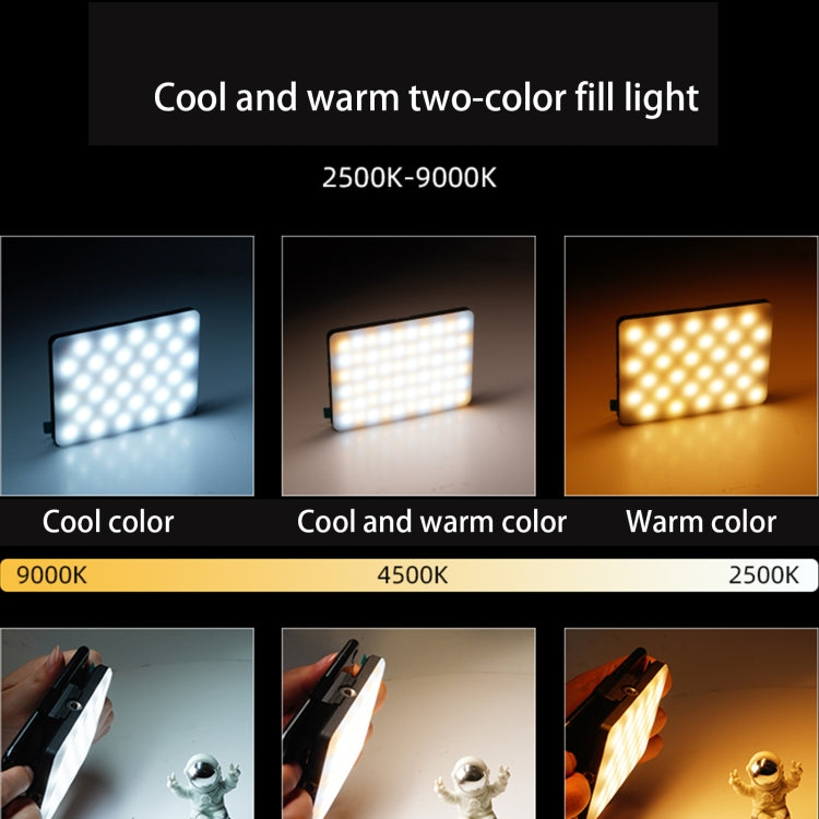 V11 Cool & Warm  With Screen  5W Mobile Phone Fill Light Live Broadcast Pocket Light - Selfie Light by PMC Jewellery | Online Shopping South Africa | PMC Jewellery | Buy Now Pay Later Mobicred