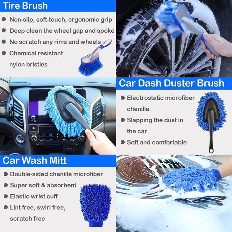 26pcs/set WRS-CS29 Car Wash Cleaning Brush Set Car Interior Crevice Cleaning Electric Drill Brush - Car washing supplies by PMC Jewellery | Online Shopping South Africa | PMC Jewellery | Buy Now Pay Later Mobicred