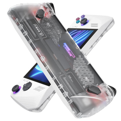 For ASUS ROG Ally Game Console JSAUX  RGB Transparent Back Plate With Tool - Pocket Console by JSAUX | Online Shopping South Africa | PMC Jewellery