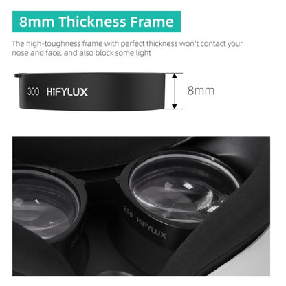 For Oculus Quest 2 Hifylux Q2-QF11 1pair Myopia Lens Frame Aspheric Resin VR Glasses Accessories(100 Degrees) - VR Accessories by Hifylux | Online Shopping South Africa | PMC Jewellery | Buy Now Pay Later Mobicred