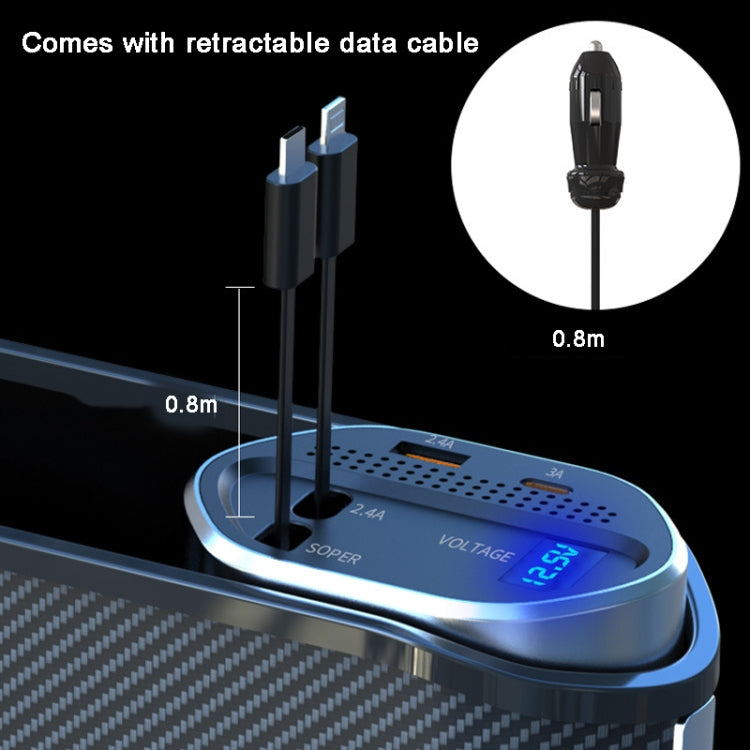 Vehicle Seat Gap Storage Box Organizer Front Seat Console Side Pocket ,Spec: Wireless Charging Ordinary  Wire - Stowing Tidying by PMC TechLife | Online Shopping South Africa | PMC TechLife | Buy Now Pay Later Mobicred